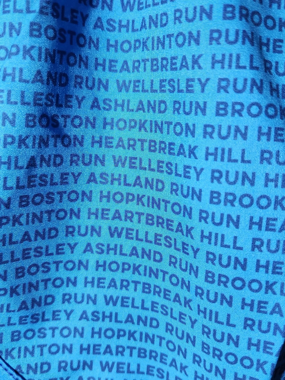 Women’s Royal Blue Athletic Boston Marathon Running Shorts with Drawstring Waist